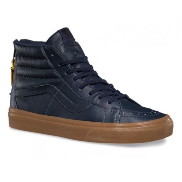 Vans Sk8-Hi Reissue Zip Hiking Navy Gum Vans Sk8-Hi Reissue Zip Hiking Navy Gum